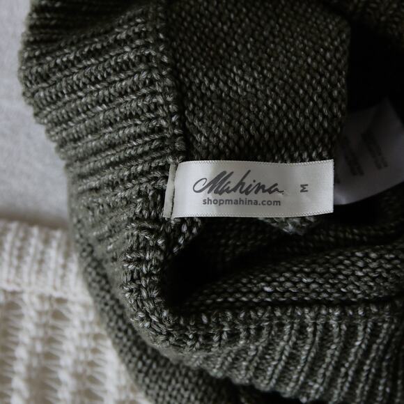 Mahina Green knit shorts size M - Picture 5 of 5